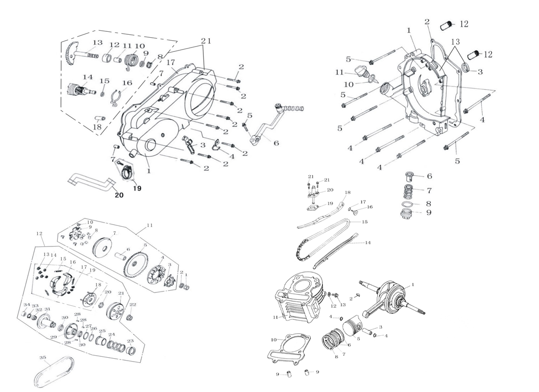 PARTS CATALOG FOR ENGINE